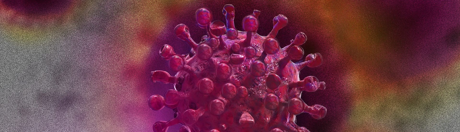 Coronavirus abstraktes Bild